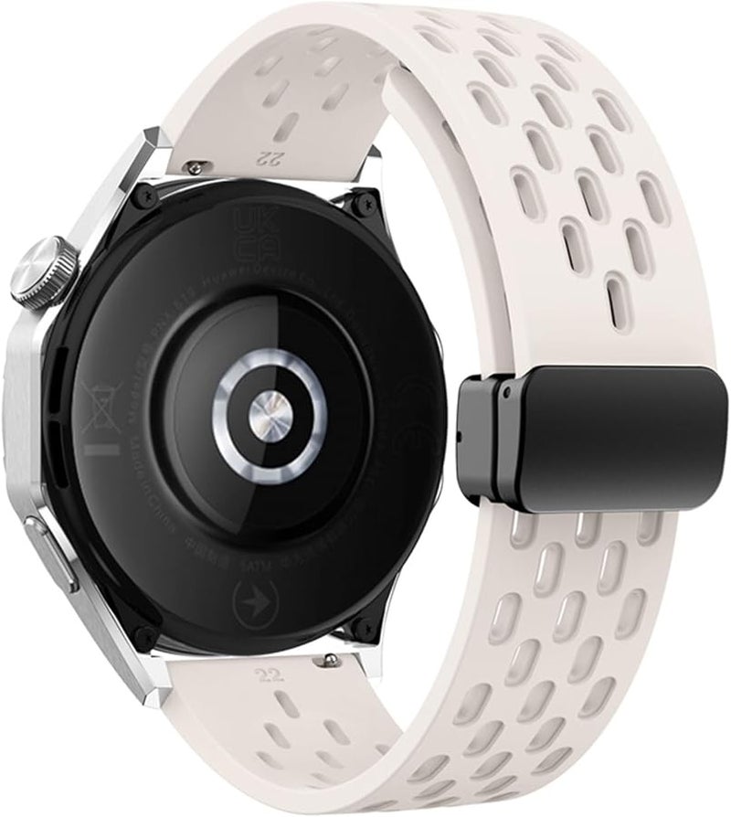 Magnetic Silicone Strap For Huawei Watch GT5 GT4 41mm B Starlight Color Sports Band - Image 1